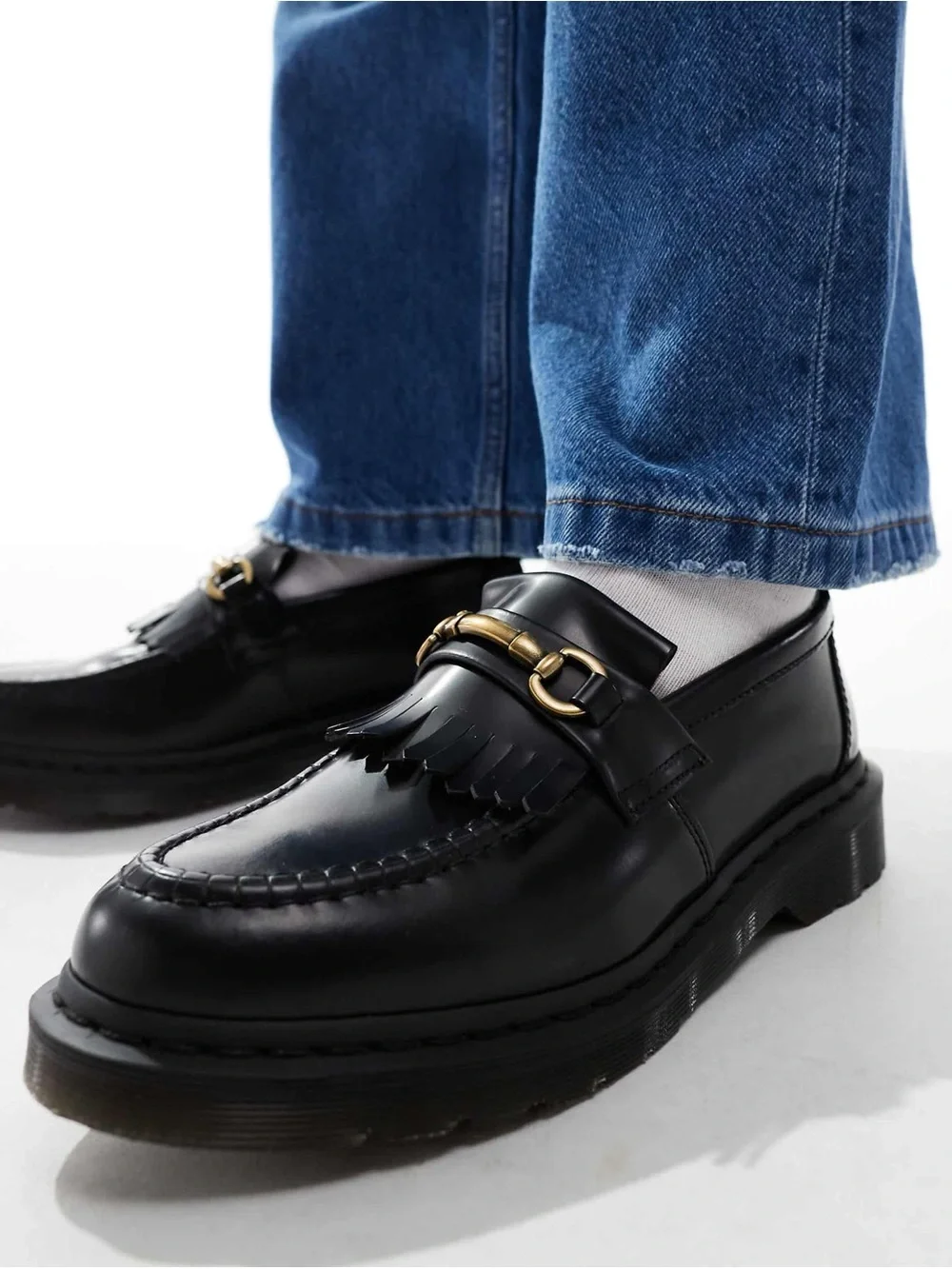 Dr Martens Adrian Snaffle Loafers in Black